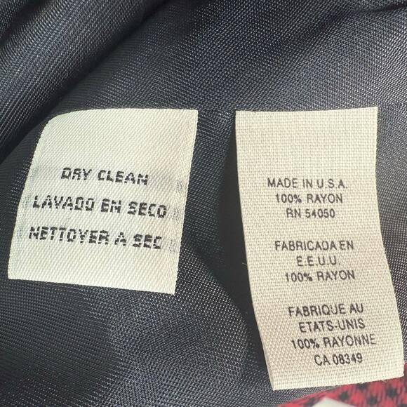 Jones Wear Petite Blazer 12P Pink Black Houndstooth Made USA Vintage - Picture 8 of 8